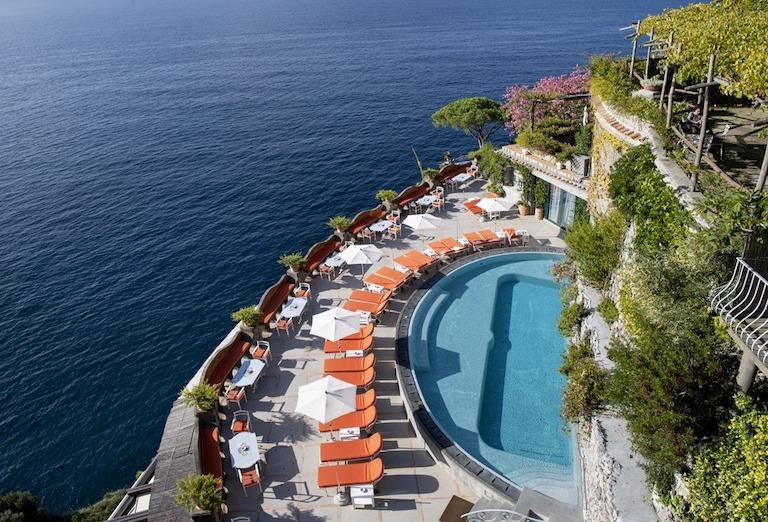 The view from Il San Pietro di Positano. 	