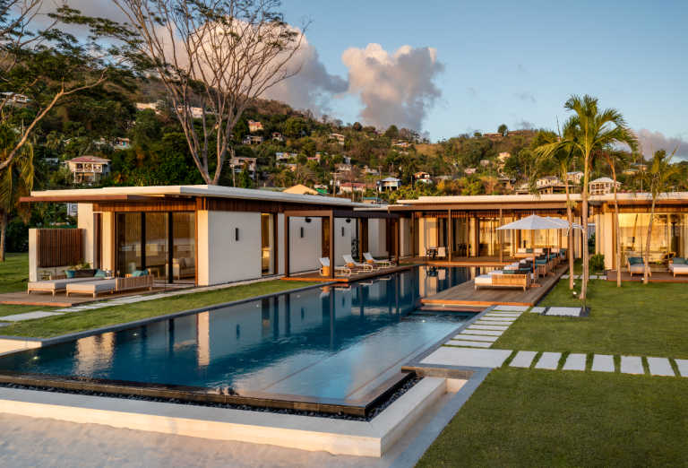 Beachfront Villa pool at Silversands, Silversands Villa, villas in Grenada