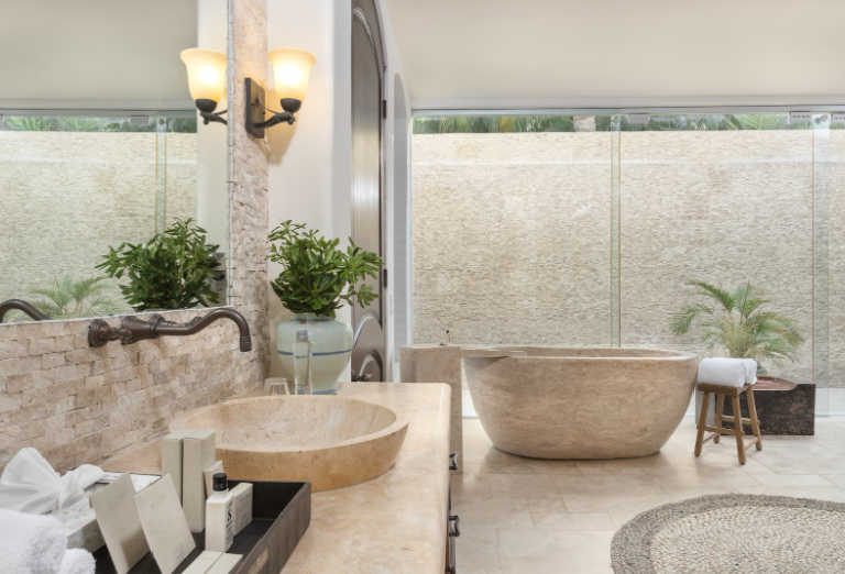 Marriott spa style bathroom, Marriott villa