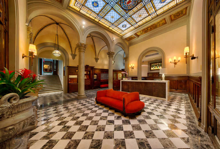 Porta Rossa lobby, NH Collection hotel in Florence